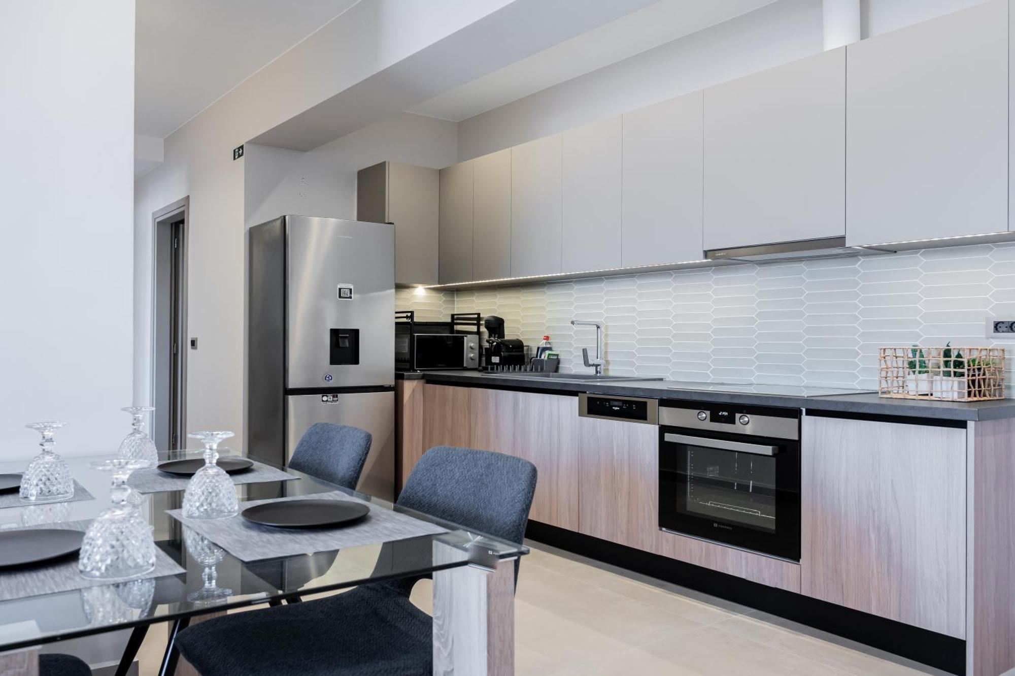 Yiannis Deluxe Apartment ハニア エクステリア 写真