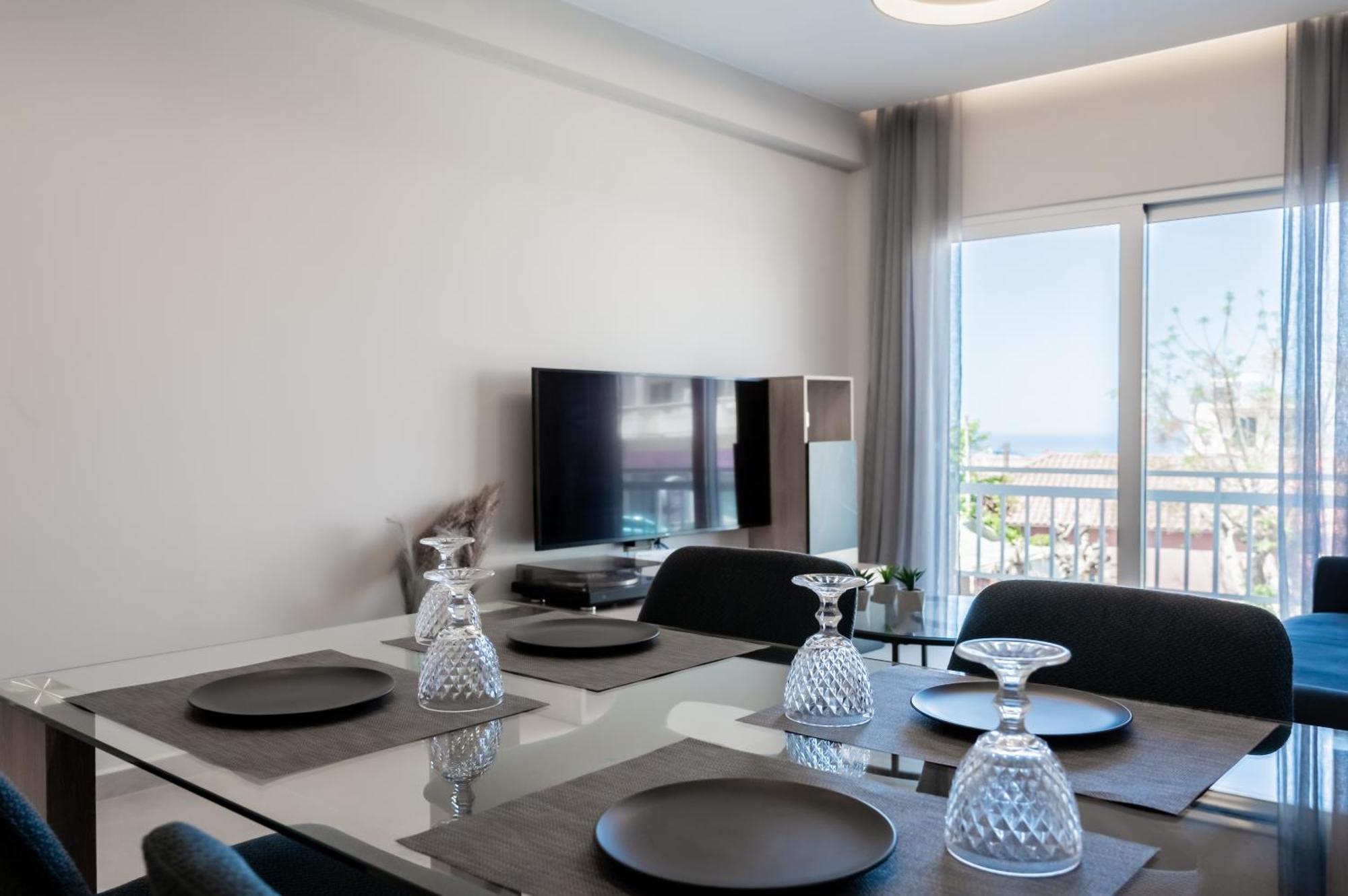 Yiannis Deluxe Apartment ハニア エクステリア 写真